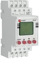 Реле времени электронное на DIN-рейку EKF PROxima TM-АS астрономическое 16А 24-264В картинка